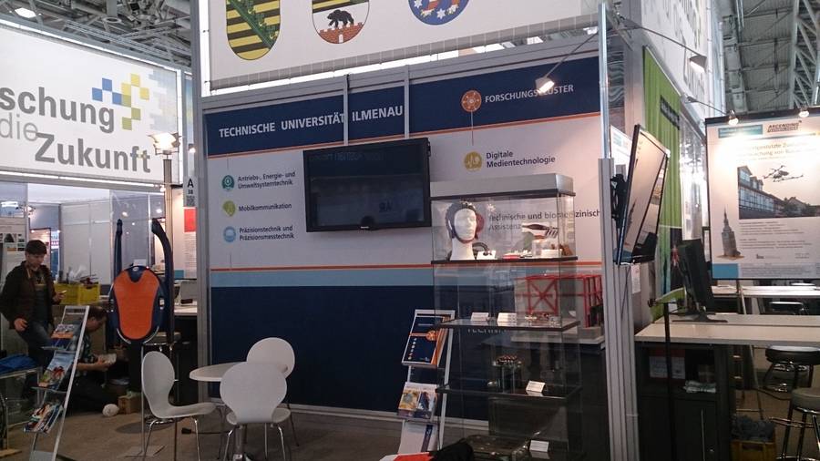 Stand at the Hannover Messe fair 2015, Hannover, Germany